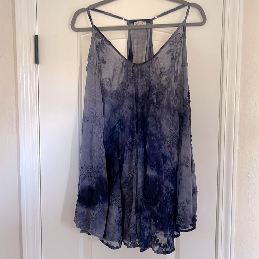 L Free People Patterned Tank